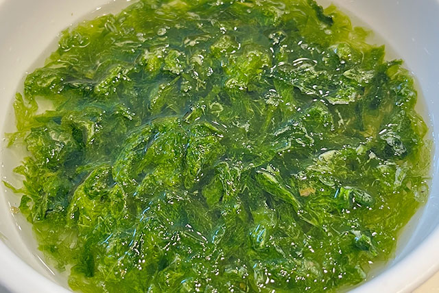 【あさイチ】あおさの酢の物のレシピ(井上祐貴)朝イチみんなゴハンだよ