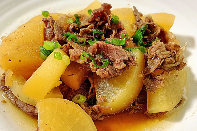 【あさイチ】大根と牛肉の薬味炒め煮のレシピ(藤野嘉子)朝イチみんなゴハンだよ