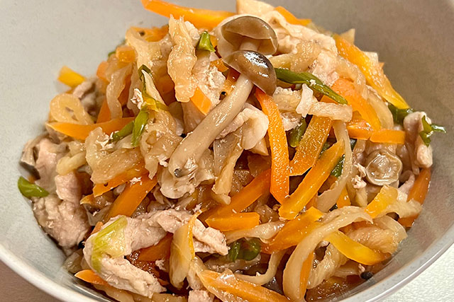 【DAIGOも台所】切干し大根と豚肉の炒め物のレシピ 中華風アレンジ料理