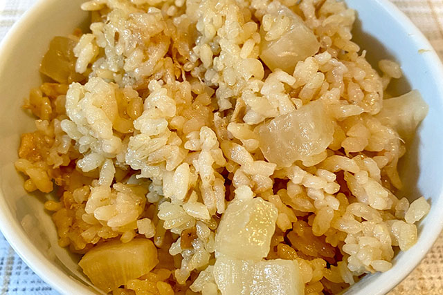 【とれたてっ】 豚バラと大根の炊き込みご飯のレシピ 奥田和美さん直伝