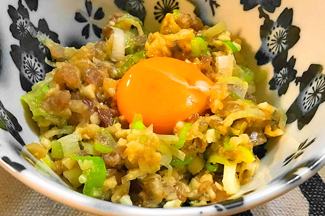 【DAIGOも台所】ハマチのなめろうのレシピ 味噌を美味しく使い切れる料理
