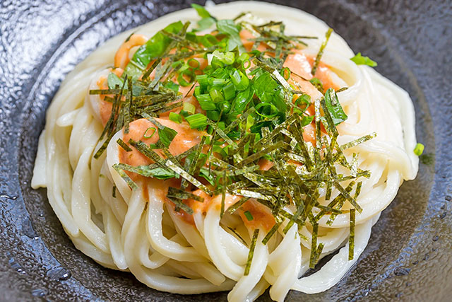 【ヒルナンデス】明太クリームうどんのポリ袋レシピ(アイラップ)家政婦マコさんの時短料理