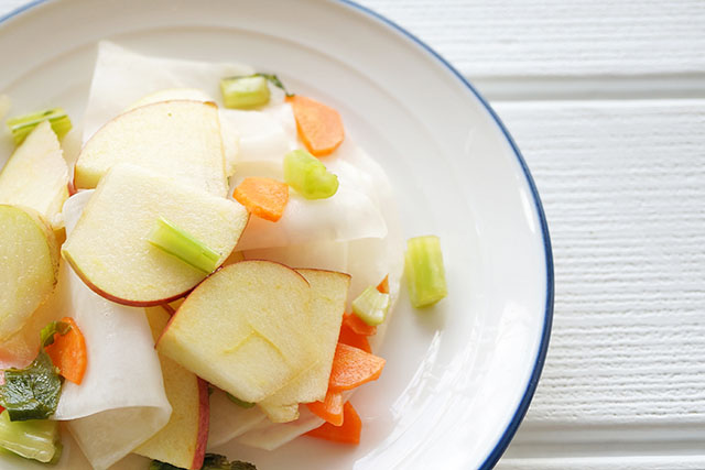 【きょうの料理】かぶとりんごの並べるだけサラダのレシピ 小田真規子さん20分で晩ごはん