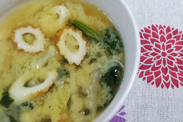 【きょうの料理】かぶの葉とちくわのオイスタースープのレシピ 小田真規子さん20分で晩ごはん