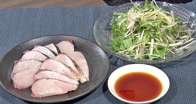 【ZIP】炙りサワラのサラダ＆炙りサワラのお茶漬けのレシピ 築地の鮮魚店が教える冬が旬の魚の一番美味しい食べ方