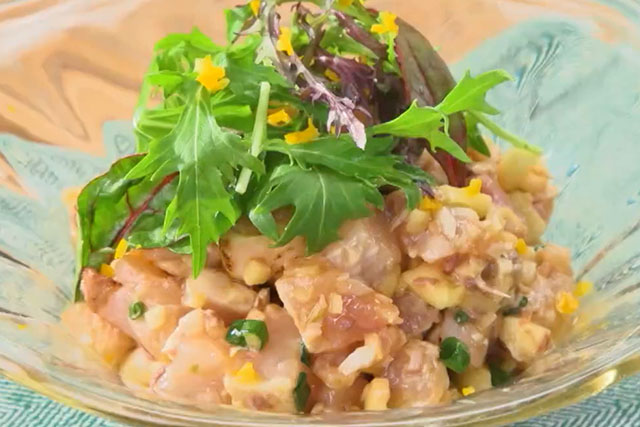 【つぶれない店】和田明日香『寒ブリとりんごのタルタル』レシピ ロピア食材で簡単料理