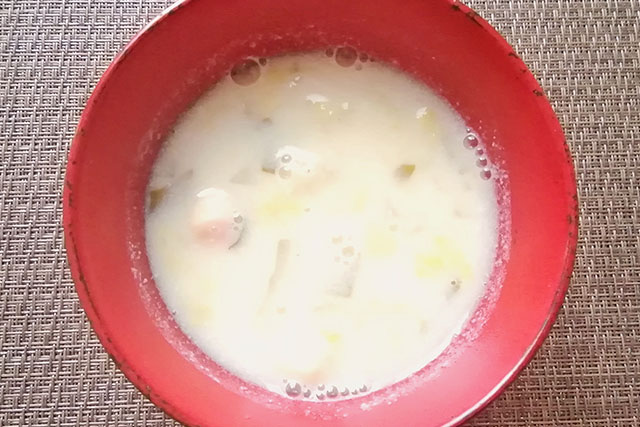 【あさイチ】豆乳スープのレシピ(究極の1分スープ)野﨑洋光さんのご自愛スープ