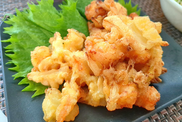【DAIGOも台所】春のかき揚げのレシピ えび たけのこ 木の芽 そら豆で