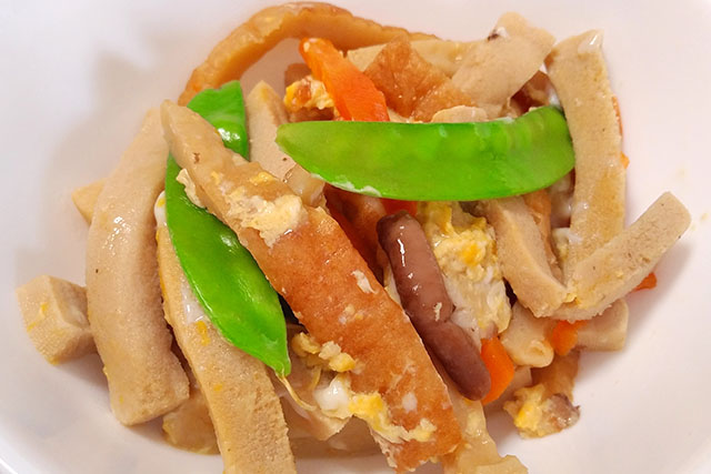 【DAIGOも台所】高野豆腐とベーコンの炒め物のレシピ 高野豆腐アレンジ料理