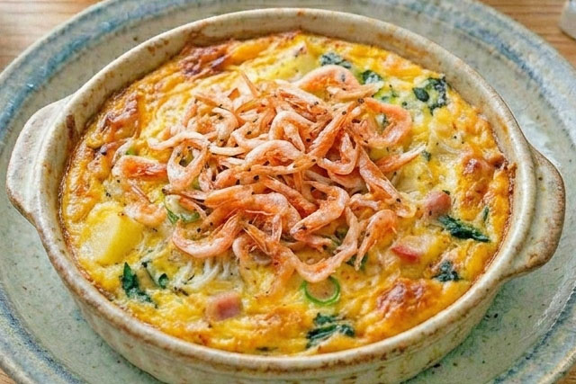 【DAIGOも台所】しらすと桜えびのキッシュ風のレシピ カルシウムたっぷり料理