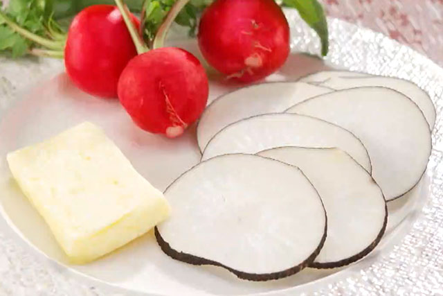 【沸騰ワード10】黒大根とラディッシュの岩塩バター添えの作り方 志麻さんレシピ(2026年3月6日)