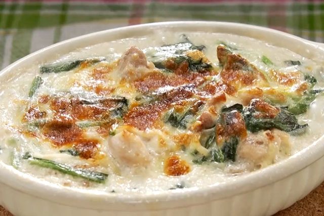 【相葉マナブ】ほうれん草のグラタンのレシピ 神奈川県藤沢市のほうれん草農家直伝