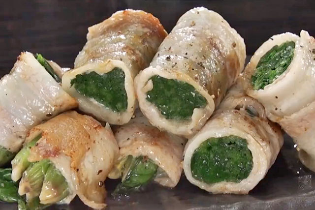 【相葉マナブ】ほうれん草の肉巻きのレシピ 神奈川県藤沢市のほうれん草農家直伝
