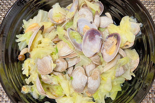 【きょうの料理】春キャベツとあさりの和風蒸し煮のレシピ 田口成子さんの春野菜レシピ