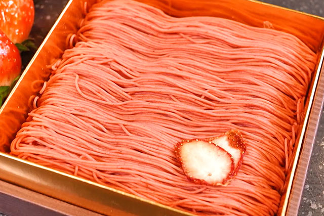 【ざわつく金曜日】いちごモンブラン大福『栗りん苺千本』苺スイーツ