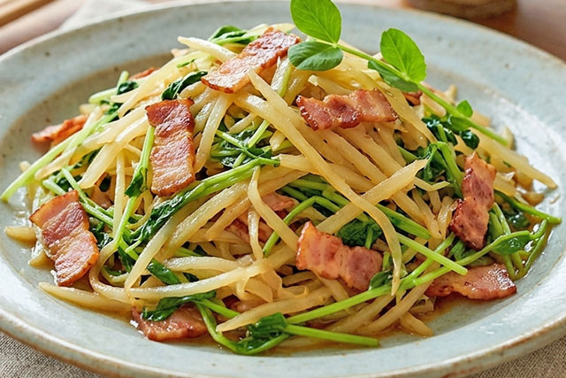 【あさイチ】新じゃがベーコン甘酢炒めのレシピ(小林まさみ)朝イチみんなゴハンだよ