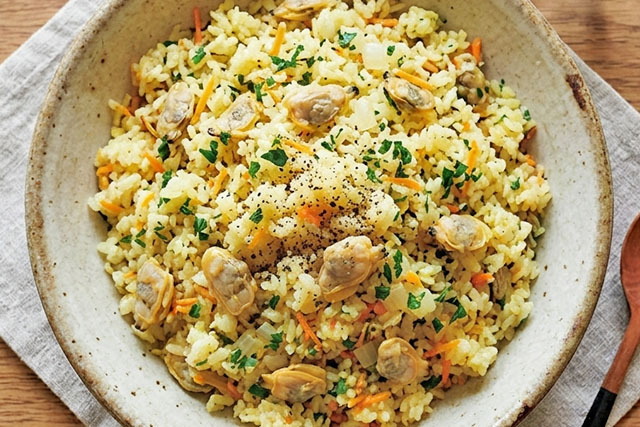 【きょうの料理】あさりとパセリのピラフのレシピ 藤井恵さん無理なく続くごはん