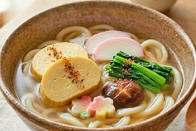 【きょうの料理】だし巻き卵入りうどんのレシピ 大原千鶴さん卵焼き定番おかず