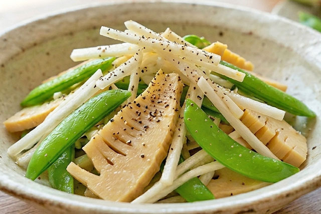 【きょうの料理】たけのこのサラダのレシピ 林亮平さん筍料理